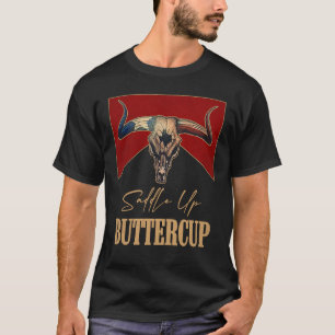 Camiseta Colete para cima ButterCup Vintage Touro Caveira O