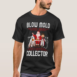 Camiseta Coletor Antiquado de Molde de Natal Ha