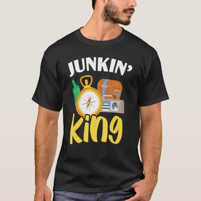 Camiseta Coletor Antiquado do Rei Junkin (Frente)