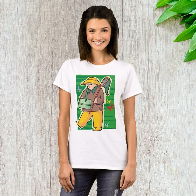 Camiseta Coletor de Borboletas (Criador carregado)