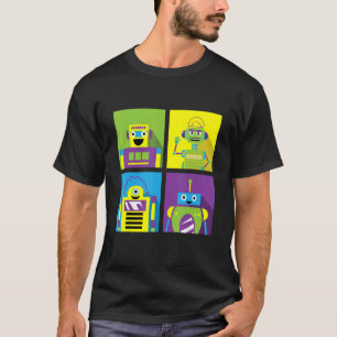 Camiseta Coletor de Brinquedos Robô Feliz