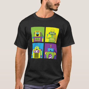 Camiseta Coletor de Brinquedos Robô Feliz