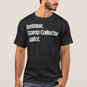 Camiseta Coletor de Carimbo do Carimbo da Vintage Engraçad