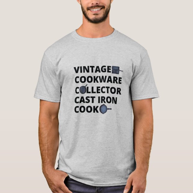 Camiseta Coletor de Cozinheiros de Ferro Cast (Frente)