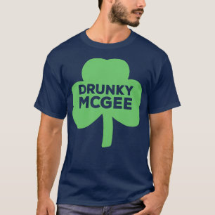 Camiseta Coletor de Dias de São Patrícios McGee bêbado