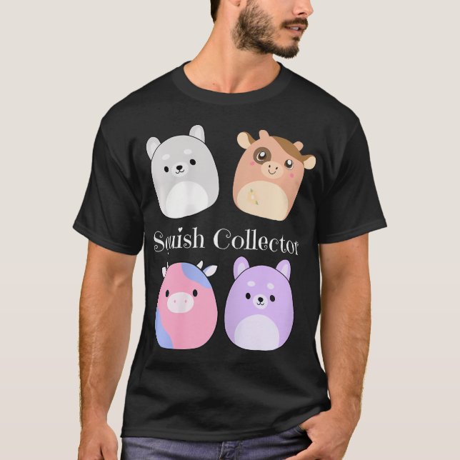 Camiseta Coletor de Esquadrão Enchido Cascas de Animais Sof (Frente)