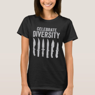 Camiseta Coletor de Faca Celebra Diversidade