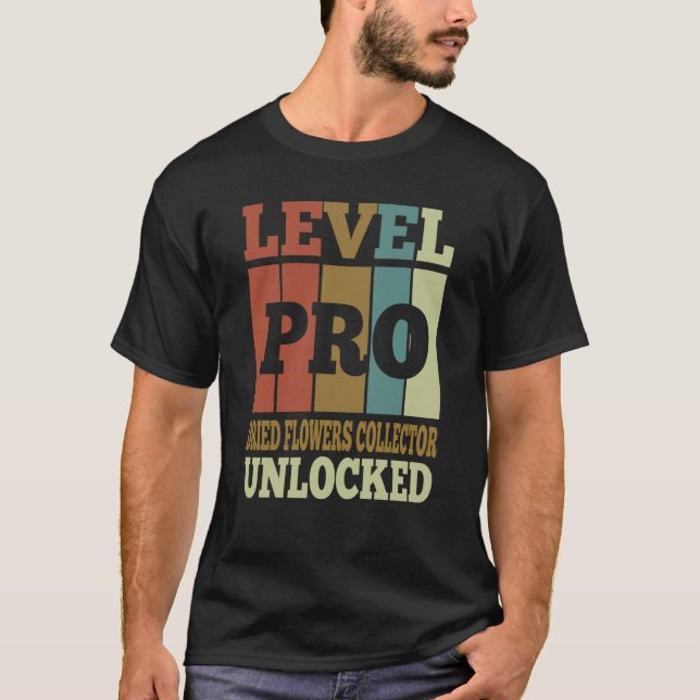 Camiseta Coletor de Flores Secas Pro Desbloqueado Estilo Vi (Frente)