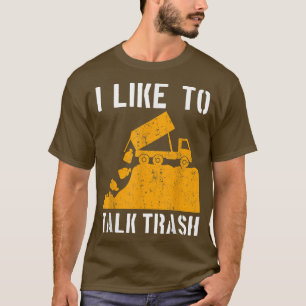 Camiseta Coletor de Lixo do Caminhão de Lixo Terra