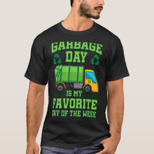 Camiseta Coletor de Lixo do Caminhão de Lixo Terra