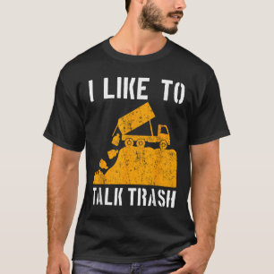 Camiseta Coletor de Lixo do Caminhão de Lixo Terra