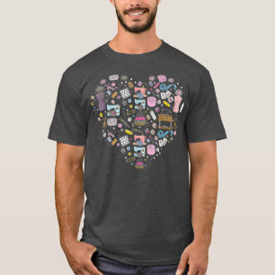 Camiseta Coletor De Máquinas De Colheita De Costura Presen