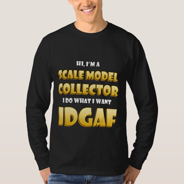 Camiseta Coletor de Modelo de Escala Carro de Coleção Rara  (Frente)