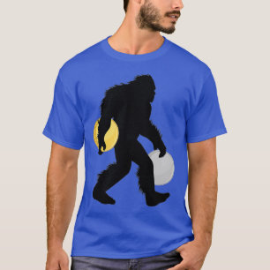 Camiseta Coletor de Moedas Bigfoot Sasquatch Numismatista