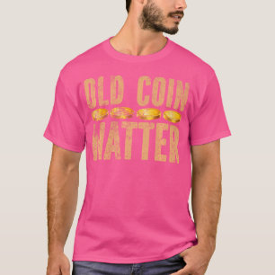 Camiseta Coletor de Moedas de Moedas Antiga Coleção Numismá