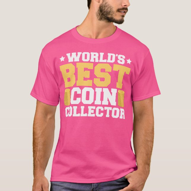 Camiseta Coletor de Moedas Engraçado Coleta de Moedas Numis (Frente)