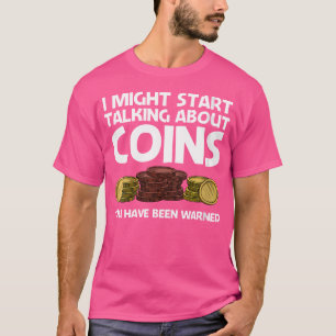 Camiseta Coletor De Moedas Engraçado Para Coleta De Moedas