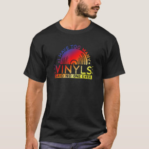 Camiseta Coletor De Música Eu Tenho Em Vinil