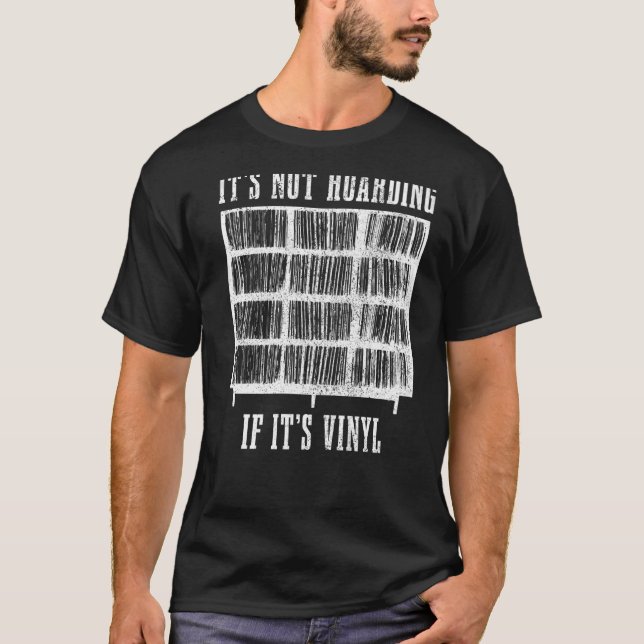 Camiseta Coletor de Registro de Vinilo Não está entocando s (Frente)