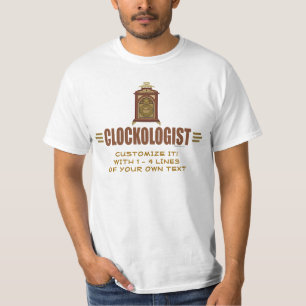 Camiseta Coletor de Relógio Humoroso