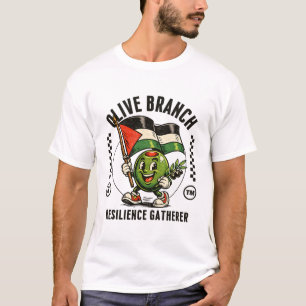 Camiseta Coletor de resiliência de ramo de oliveira