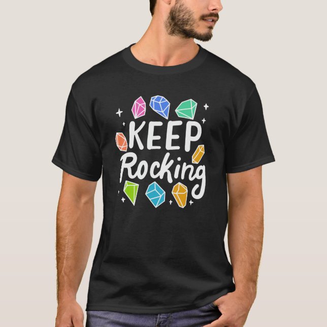 Camiseta Coletor de Rock - Continue Enrolando (Frente)