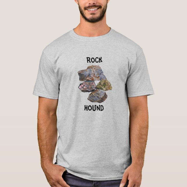 Camiseta Coletor de Rock Hound  (Frente)