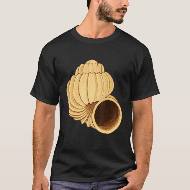 Camiseta Coletor de Seashell Clam Seashell 1 (Frente)