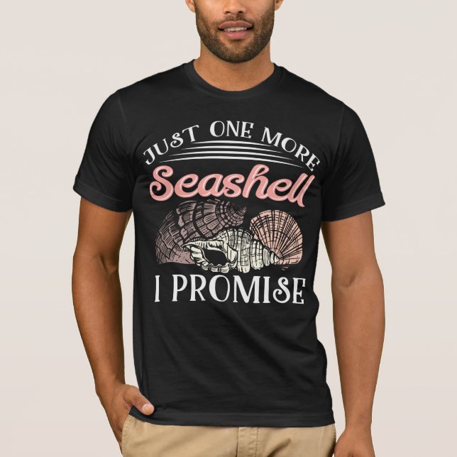 Camiseta Coletor de Seashell Férias de Verão, Praia Funny (Frente)