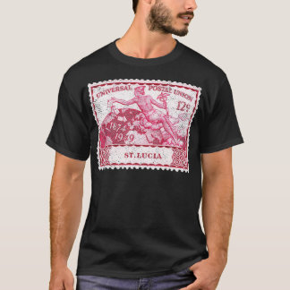 Camiseta Coletor de selos de mercúrio vermelho gif filateli