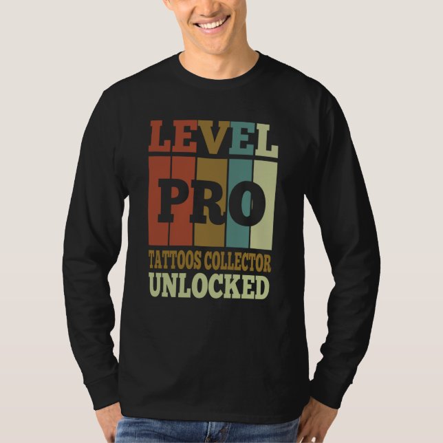 Camiseta Coletor de Tatuagens Pro Desbloqueado Estilo Vinta (Frente)