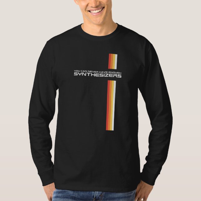 Camiseta Coletor de Teclado M Sintético do Retro Funny (Frente)