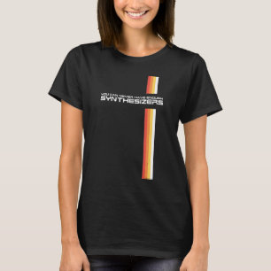 Camiseta Coletor de Teclado M Sintético do Retro Funny