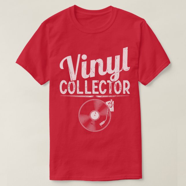 Camiseta Coletor de Vinilo em Vestido (Frente do Design)