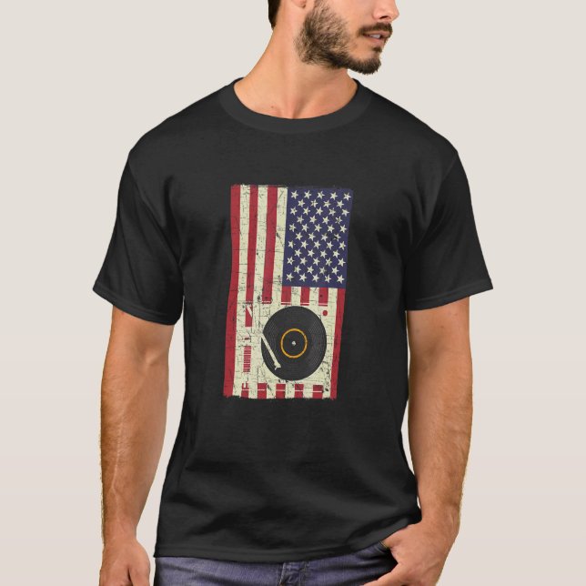 Camiseta Coletor LP Americano e Coleta de Registros de Vini (Frente)
