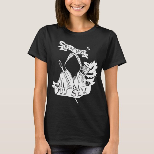 Camiseta Colha o que você Sew (Frente)