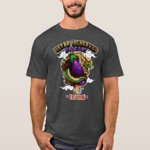 Camiseta Colhe o Dragão-de-Ouro Tee de Carvão Masculino