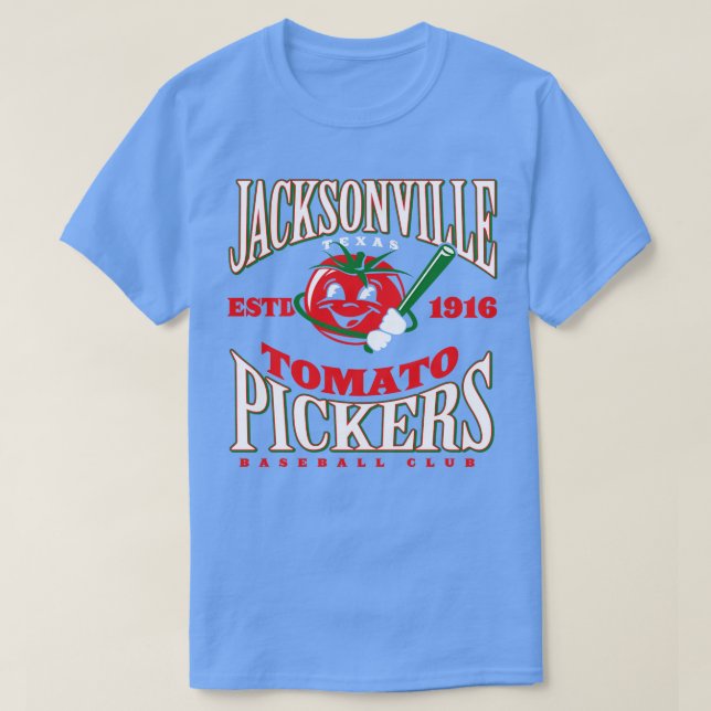 Camiseta Colhedores de Tomate de Jacksonville (Frente do Design)