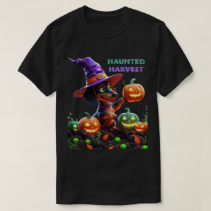 Camiseta Colheita Assombrada – Guarda de Halloween de Dachs