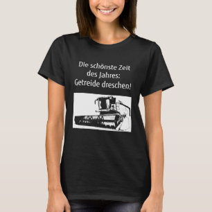 Camiseta Colheita Colheita Agricultora Agrária Cereais