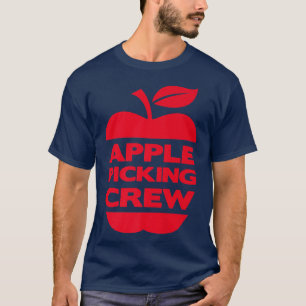 Camiseta Colheita da Apple Crew Cute Family Autumn