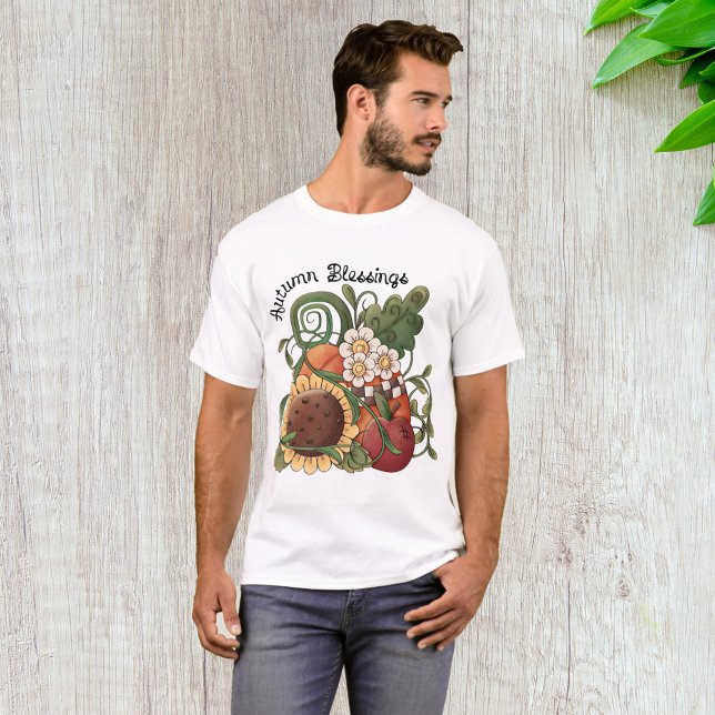 Camiseta Colheita de Bênçãos do outono (Criador carregado)