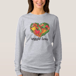 Camiseta Colheita de Coração: Um Amor por Legumes