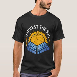 Camiseta Colheita De Energia Solar Solar Renovável Sustentá