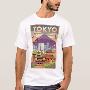 Camiseta colheita em Tóquio