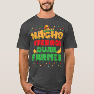 Camiseta Colheita Média de Quail Farmer do Mens Nacho
