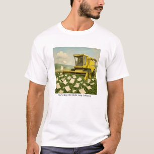Camiseta Colhendo a safra de pasta em Manila.