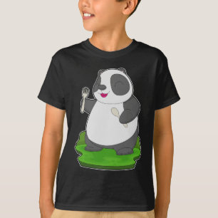 Camiseta Colher Garfo Panda