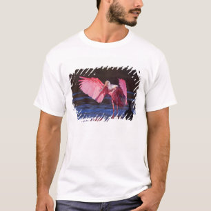 Camiseta Colhereiro-americano (Ajaia ajaja) com Cormorão
