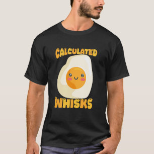 Camiseta Colheres Calculadas Ovo Engraçado Trocadilho Humor